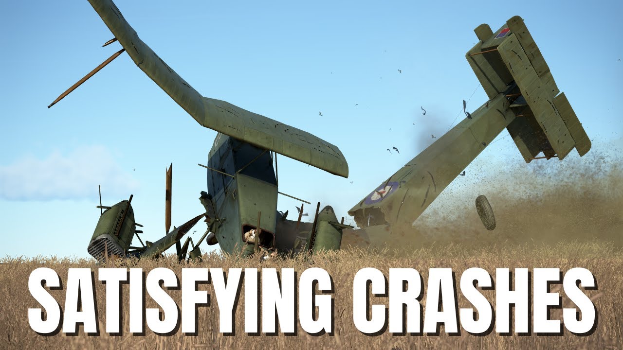 Satisfying WW1 Airplane Crashes, Mid-Air Collisions & More! V20 | Flying Circus Crash Compilation
