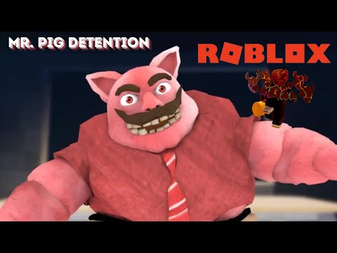ESCAPE MR. PIGu0027S DETENTION ROBLOX OBBY! - Gameplay Walkthrough -