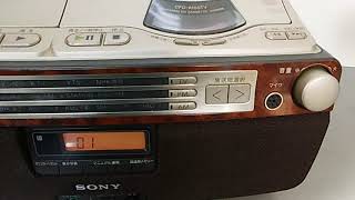 SONY CFD-A100TV CDラジカセ CD カセットテープ ラジオ FM AM