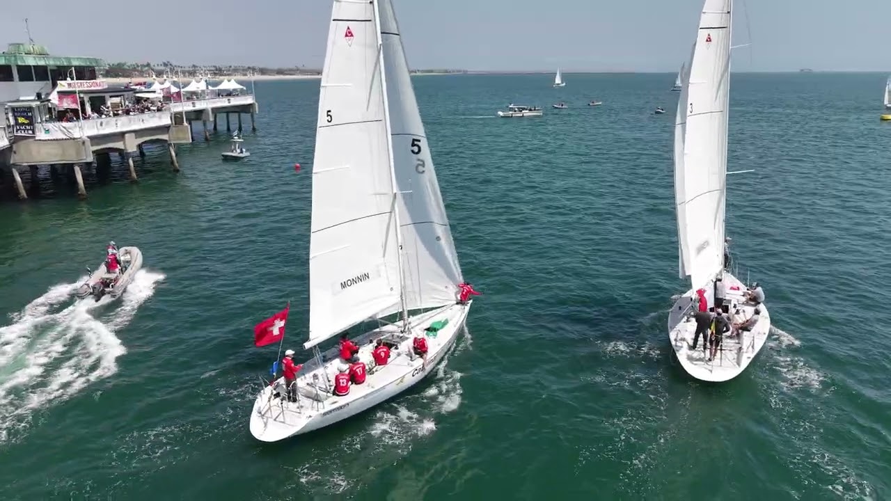 ⁣2026 Congressional Cup   Day 2   F10M1   Monnin v Garreta start