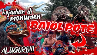 ALUGORO!!! PENTAS DI MONUMEN BUAYA PUTIH, rampokan singo barong new singo Yudho.