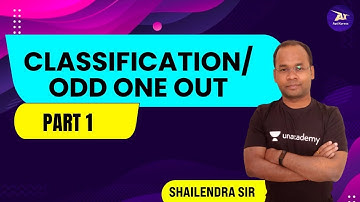 Reasoning |Classification / Odd One Out -1 HPCL | GATE | ESE | HAL | AFCAT | Campus Placement