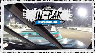 Truex vs. Larson vs. Hamlin in the closing laps | NASCAR In-car cameras