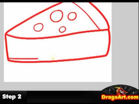 How To Draw Funny Cheesecake 