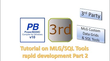 PowerBasic Windows compiler, Rapid Prototype Application development with SQL - part 2