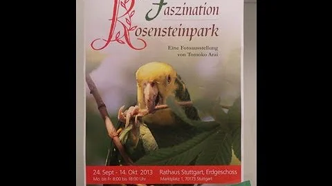 Faszination Rosensteinpark Vernissage von Tomoko Arai