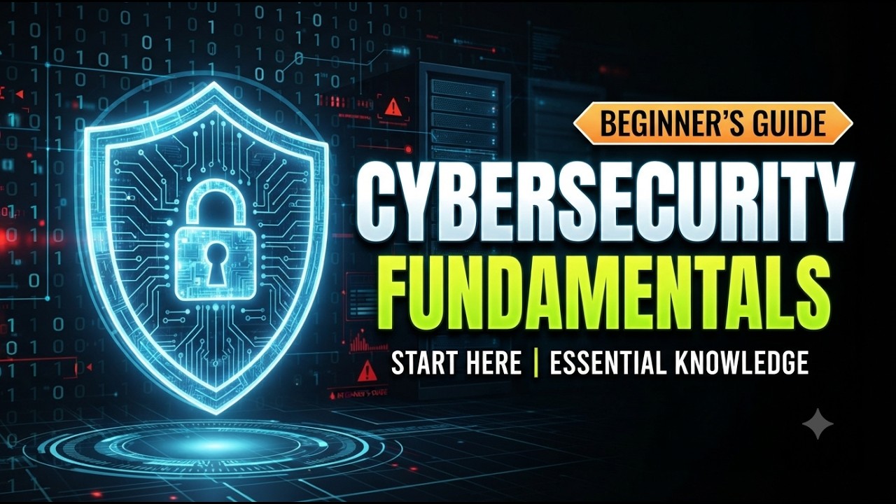 ⁣Cybersecurity Fundamentals Explained | Complete Beginner's Guide to Cyber Security (2026)