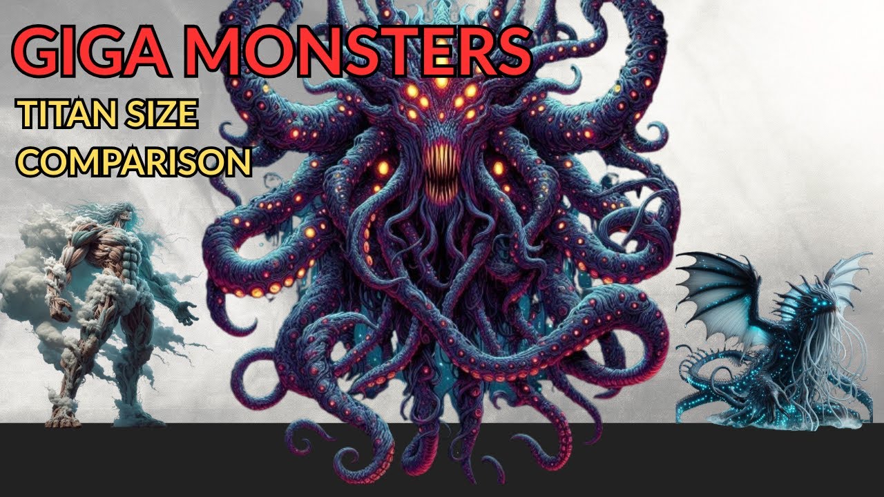 Giga Monsters: Colossal Titan Size Comparison 2025