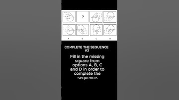 IQ Inductive Abstract Reasoning Test #3.....Put the effort to solve it before reading the Answer = B