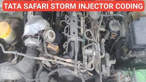 Tata Safari Storm injector coding by Launch Scanner