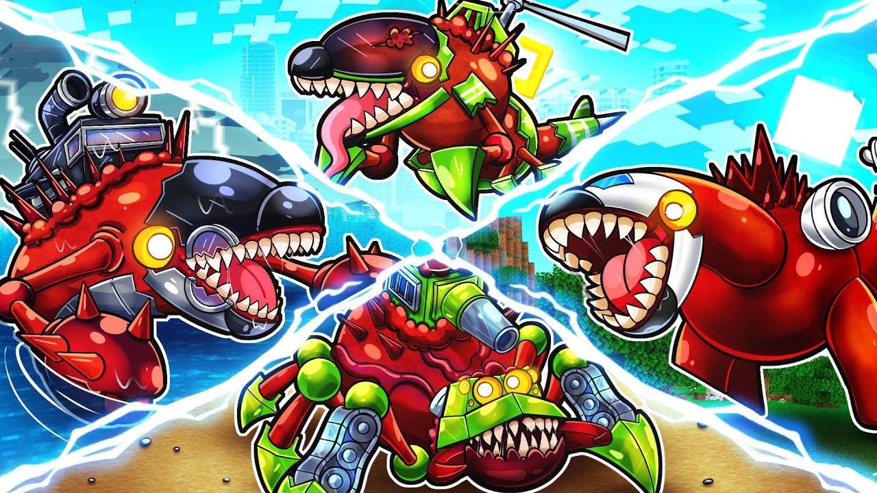 GUERRA DE LOS TITANES KAIJU INFECTADOS - ¿Quién es el TITÁN INFECTADO MÁS FUERTE? (Minecraft)