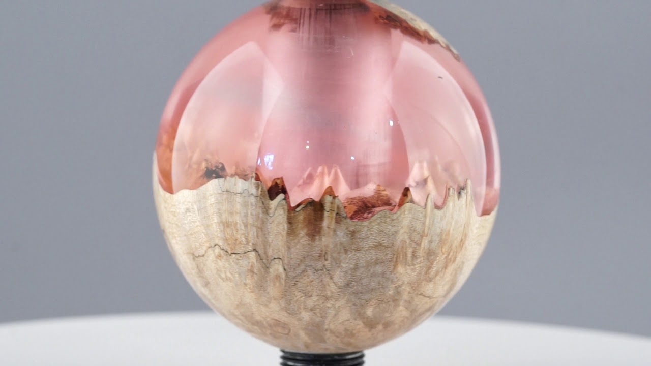 B2 Hookah F-22 Orb Venus Landing, a Precious Cut Collection 1 of 1 Hand Made in USA Resin & Burl