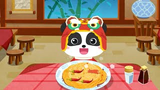 BABYBUS MASAKAN CINA | KOKI PANDA KECIL MEMASAK MIE PEDAS