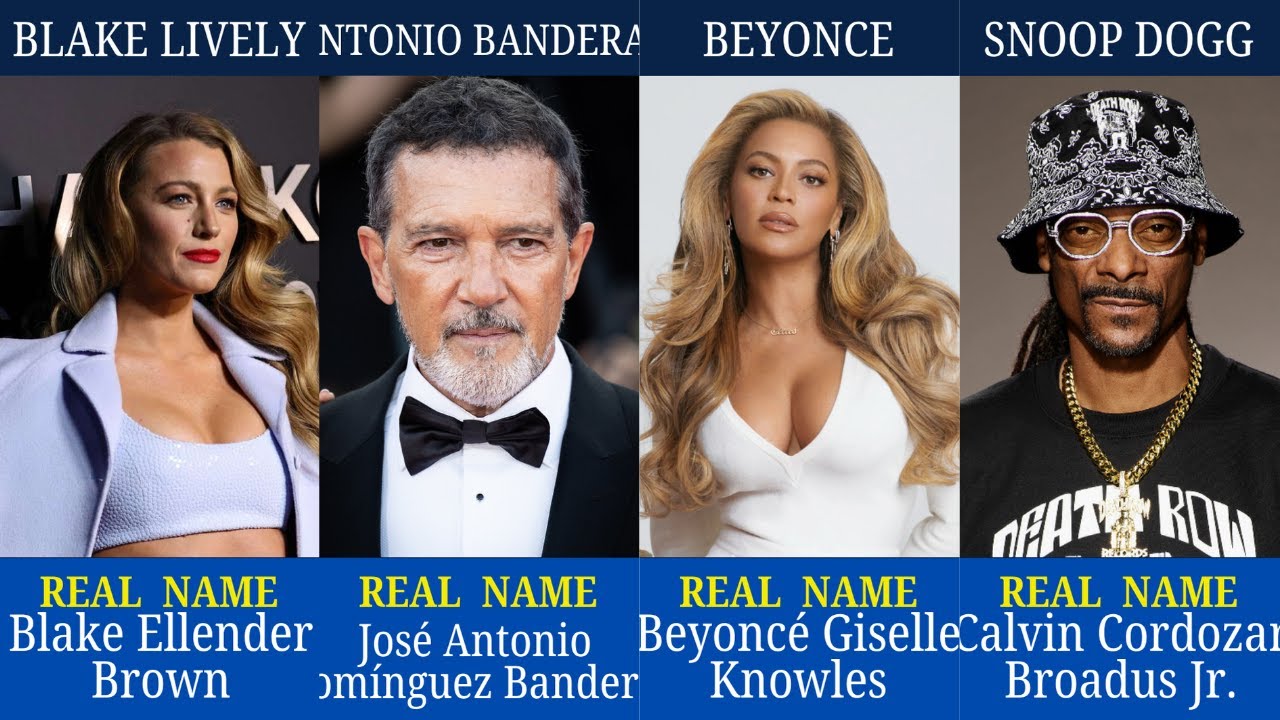 Actors REAL NAMES You Never Knew - YouTube