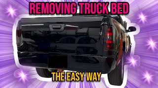 removing the bed on your Silverado