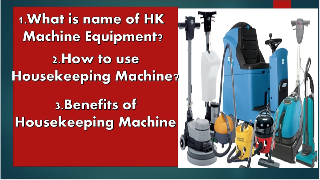 Machine for Housekeeping Usage YouTube