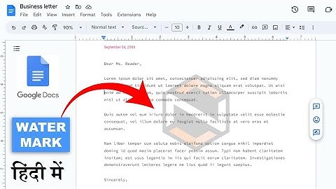 How to Insert Watermark in Google Docs | Picture Watermark in Docs | Text Watermark in Google Docs