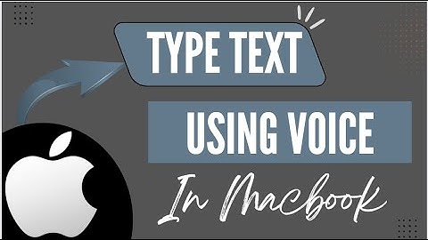 Quick Tutorial: Enable and Use Voice Typing on MacBook - Here