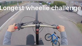 ( longest wheelie challenge !!!!)