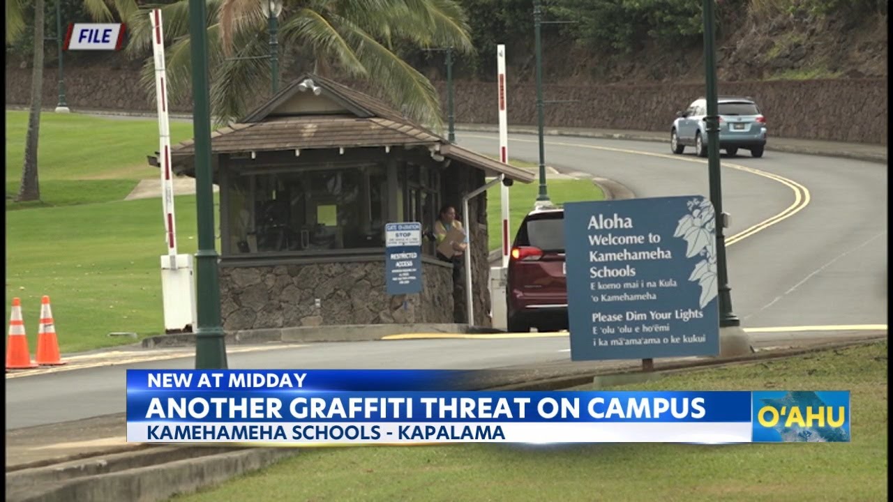 Kamehameha Schools Kapālama investigates third campus threat YouTube