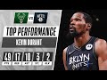 Kevin durants 49pt tripledouble powers nets to game 5 w 