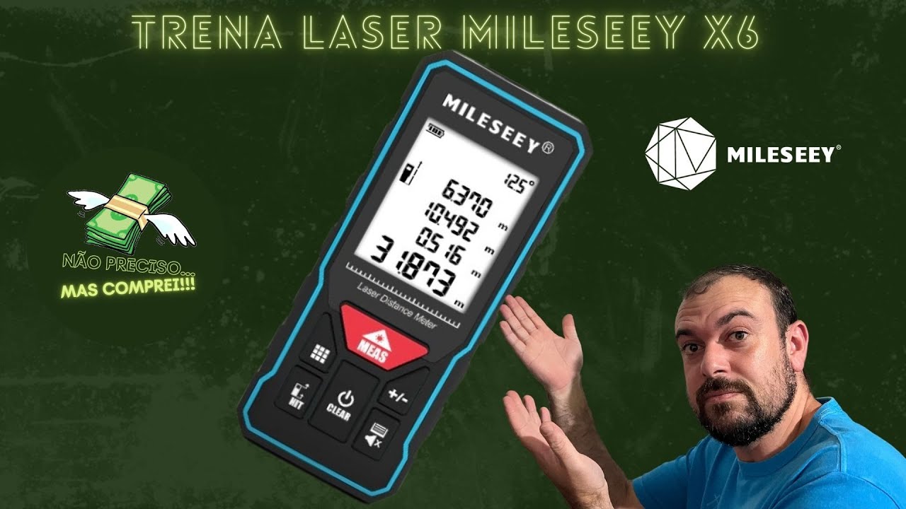 REVIEW COMPLETO TRENA LASER MILESEEY X6 - ALIEXPRESS - YouTube