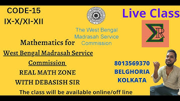 SLST MATHEMATICS FOR WEST BENGAL MADRASAH SERVICE COMMISSION| MATRIX AND DETERMINANT| LECTURE -1