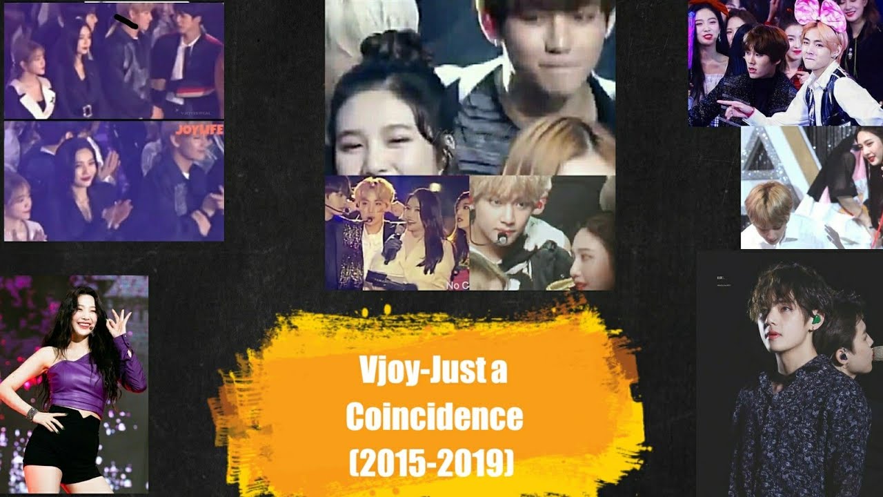 Bts V and Redvelvet Joy - VJOY & their coincidences (2015-2019)