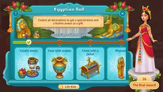 Storyngton Hall: Match 3 games - Event - Decor Event - Egyptian Ball screenshot 5