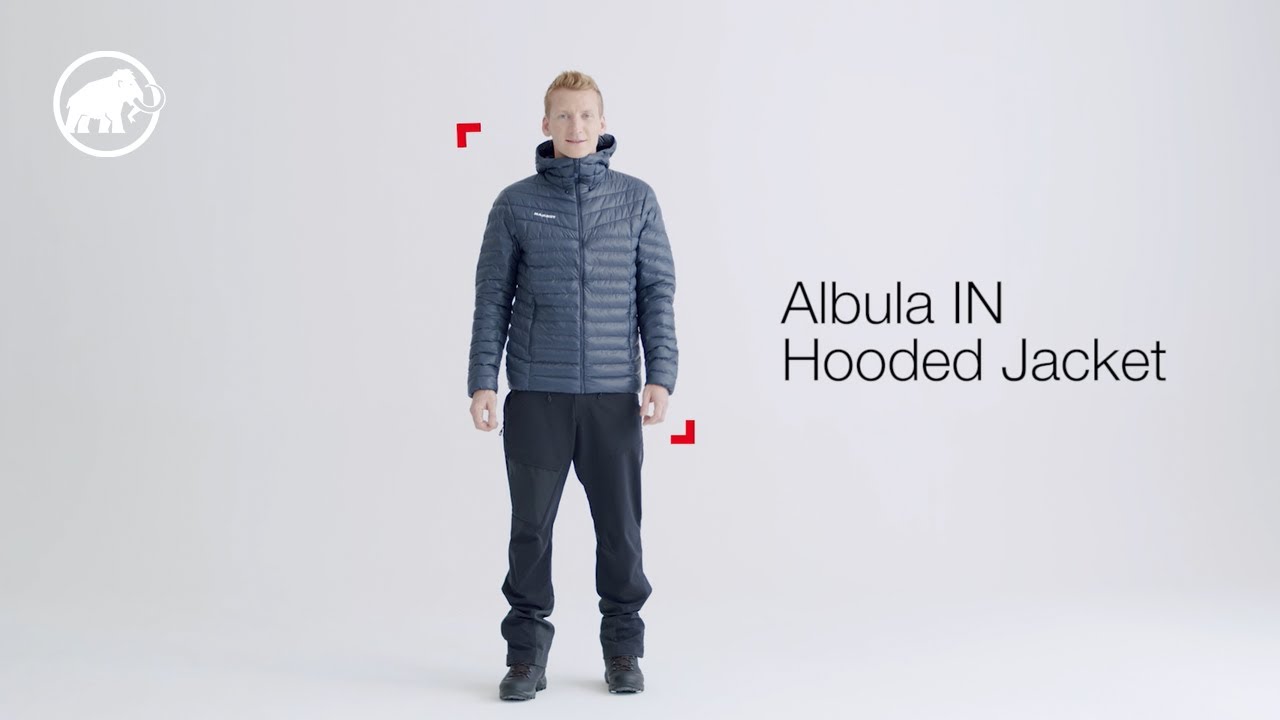 albula in hooded jacket