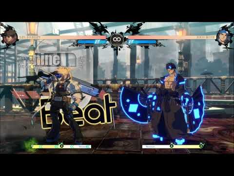 [GG-STRIVE] 벽쾅하기 쉬운 솔의 잡기 콤보 (Sol combo that can fly out easily)