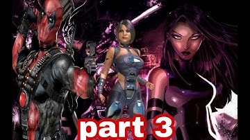 Deadpool game play first boss fight walkthrough (Xbox,PC,ps3)