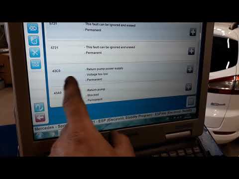 Mercedes Sprinter ABS ESP pump Fault / Mercedes ABS module problems