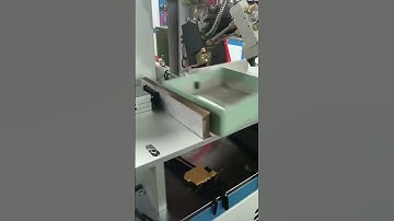 Semi-auto Ribbon inserting and pasting machine
