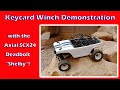 Keycard Winch Demonstration with the SCX24 Deadbolt "Shelby"!