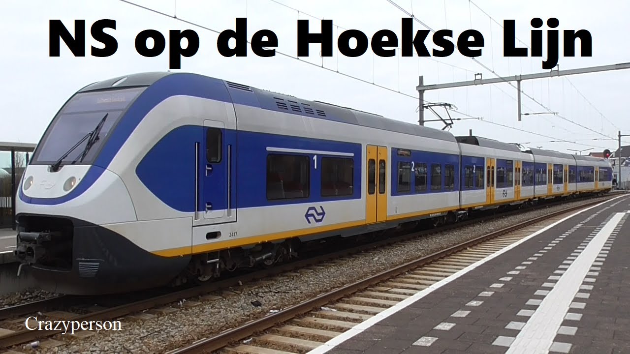 Met de NS trein van Schiedam Centrum naar Hoek van Holland (Hoekse Lijn