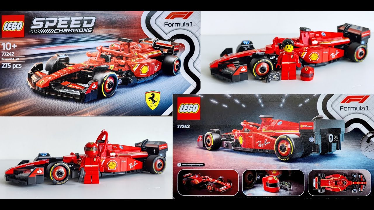 LEGO Ferrari SF-24 F1® Race Car | Unboxing & Build 