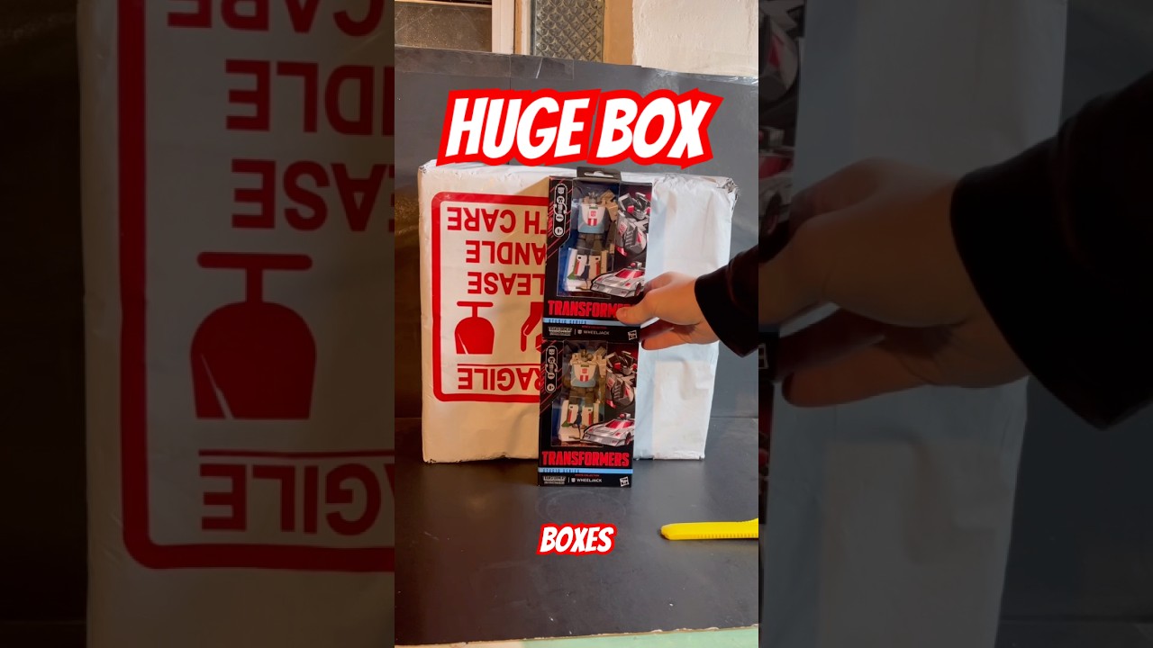 What’s in this huge box ? 