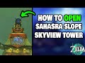 How To Open The Sahasra Slope Skyview Tower in Zelda Tears of the Kingdom (STEP-BY-STEP)
