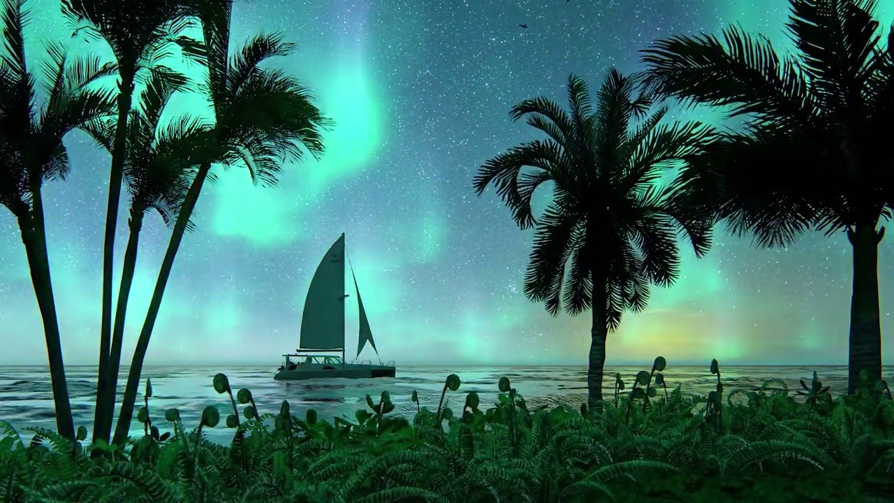 Relaxing Aurora Borealis Meditation Music | Northern Lights | Sounds to Sleep to | Aura