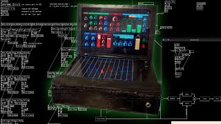 Chaotic Pressure Array Synthesizer