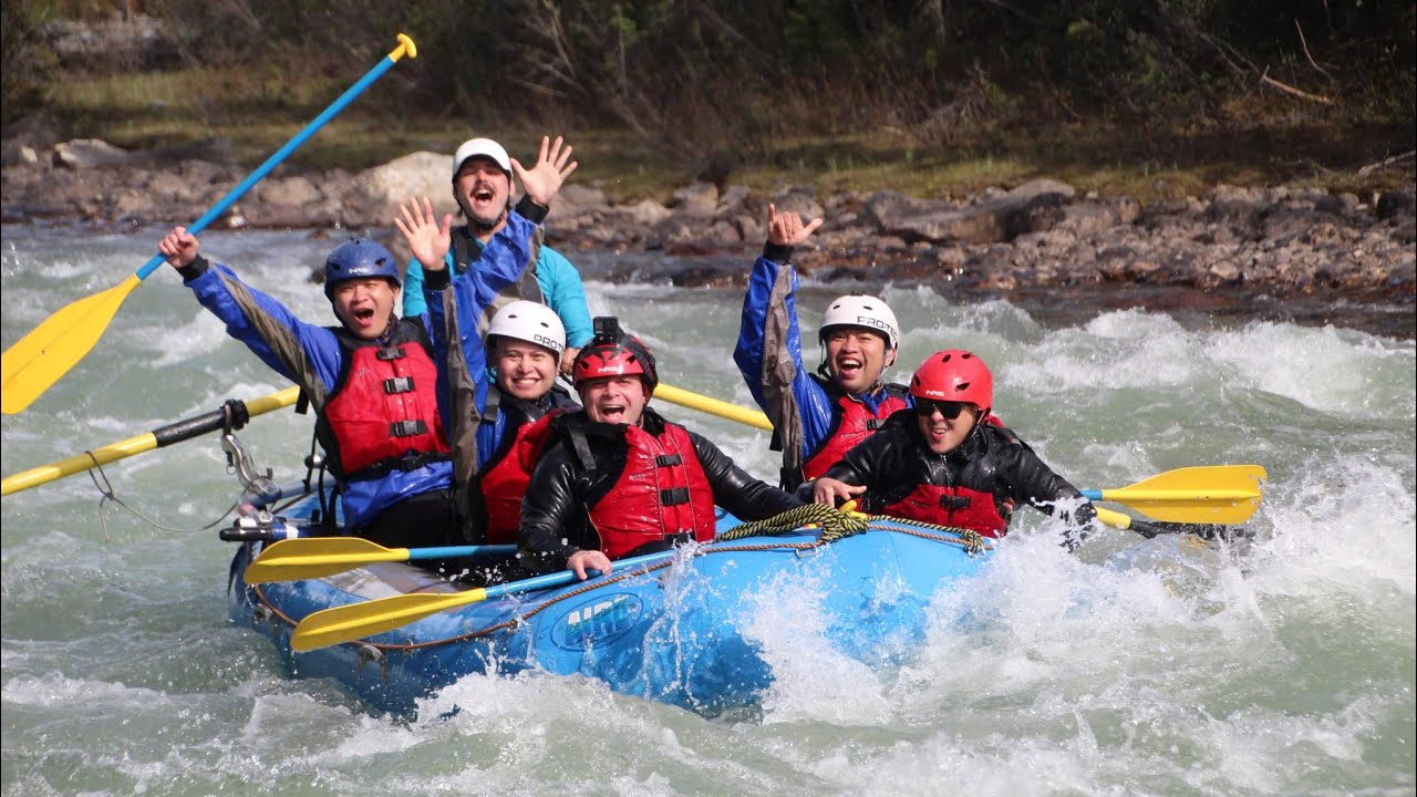 White Water Rafting on the Sunwapta River in Jasper National Park (June 2020) - YouTube