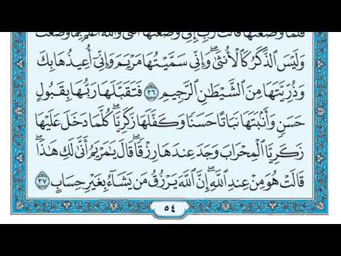 إحدى السور المجنحة التي تأتي صافة يوم القيامة تحاج عن أصحابها سورة ال عمران كاملة ماهر المعيقلي