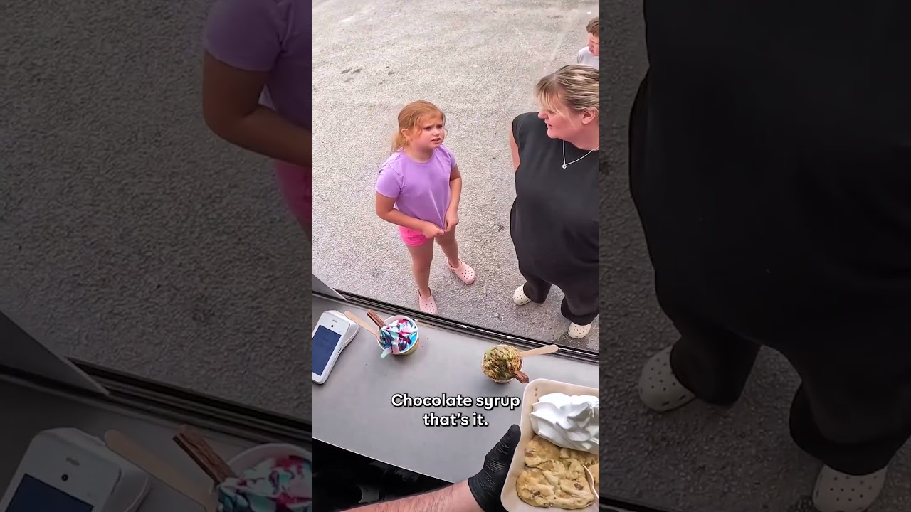 They ordered TWO ice creams EACH! 😳😂