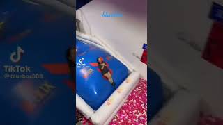 Girl Went Flying And Got Lost Into Ball Pit