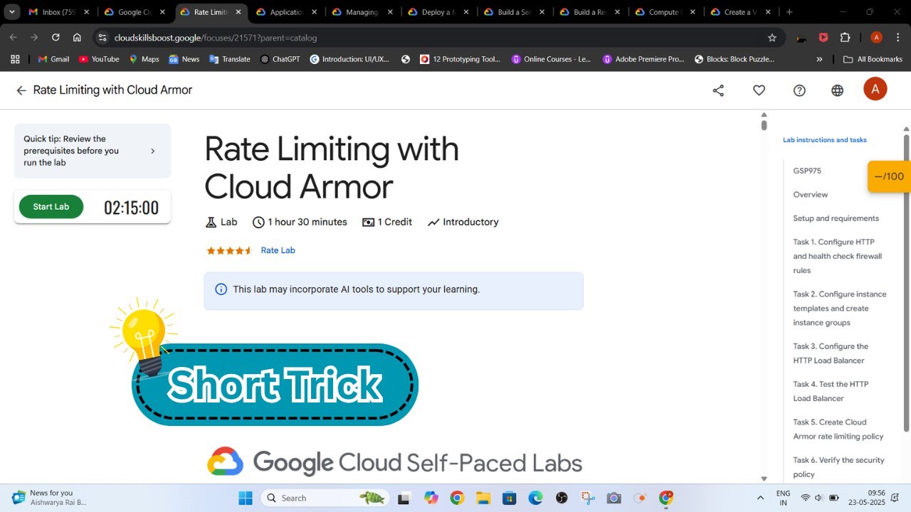 Rate Limiting with Cloud Armor || Lab Solution || Google Cloud Arcade ...