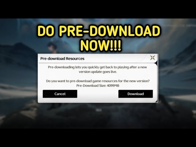 Pre-download Wuthering Waves 2.3 Available now For Android/Mobile