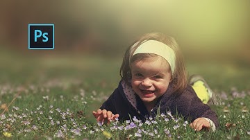 How to Edit Outdoor Portrait | ( Blur & Color Background ) | Photoshop Tutorial