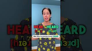 Confusing Pronunciation Hear Heard