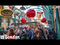 Walk Through London's Enchanted Christmas Streets | 4K HDR